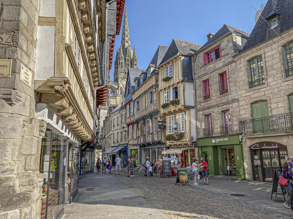 Quimper: T3 Avec Vue Cathedrale Proche Gare 아파트 외부 사진